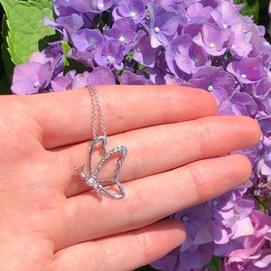 Sterling Silver Butterfly Necklace
